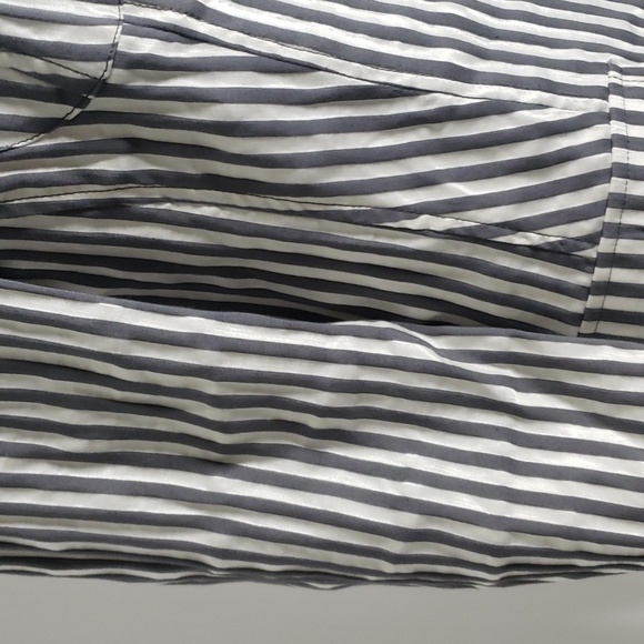 Frank Walder Vintage Gray & White Striped Blazer Size 10 - Picture 3 of 7